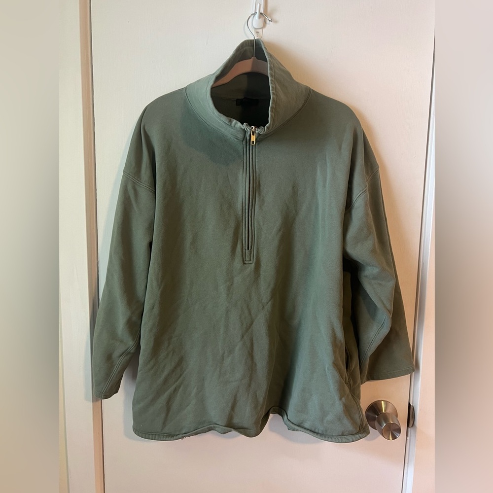 J. Crew quarter zip sweatshirt